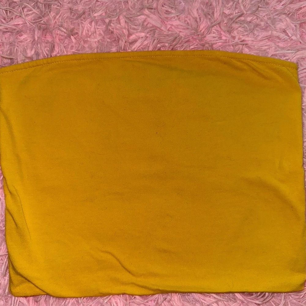 Small Essentials by Full Tilt Bright Yellow Tube Top